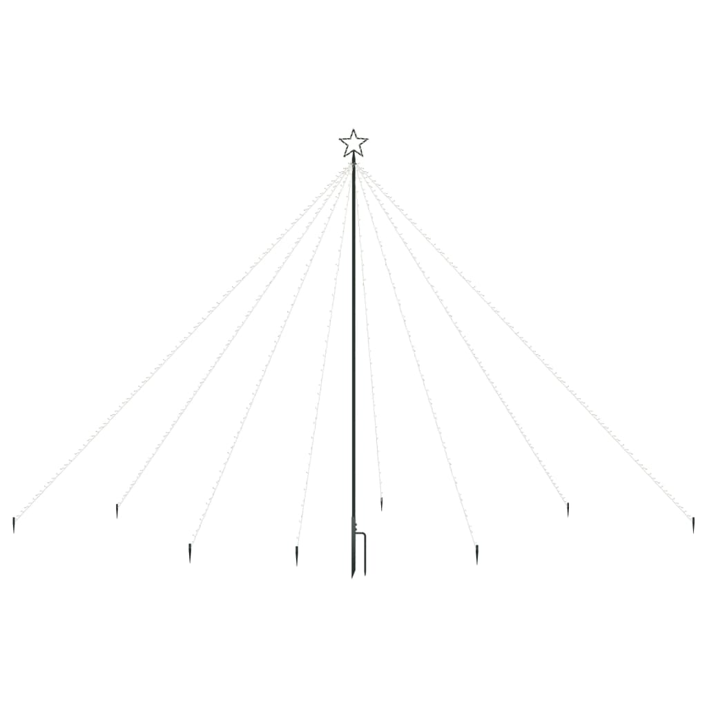 Cascadă lumini pom Crăciun 3,6 m interior/exterior 576 leduri