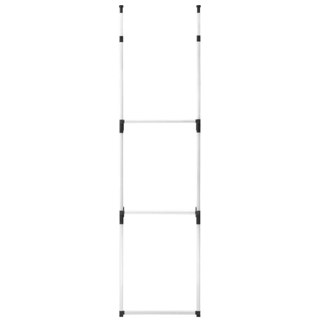 Sistem de garderobă telescopic, cu bare, aluminiu