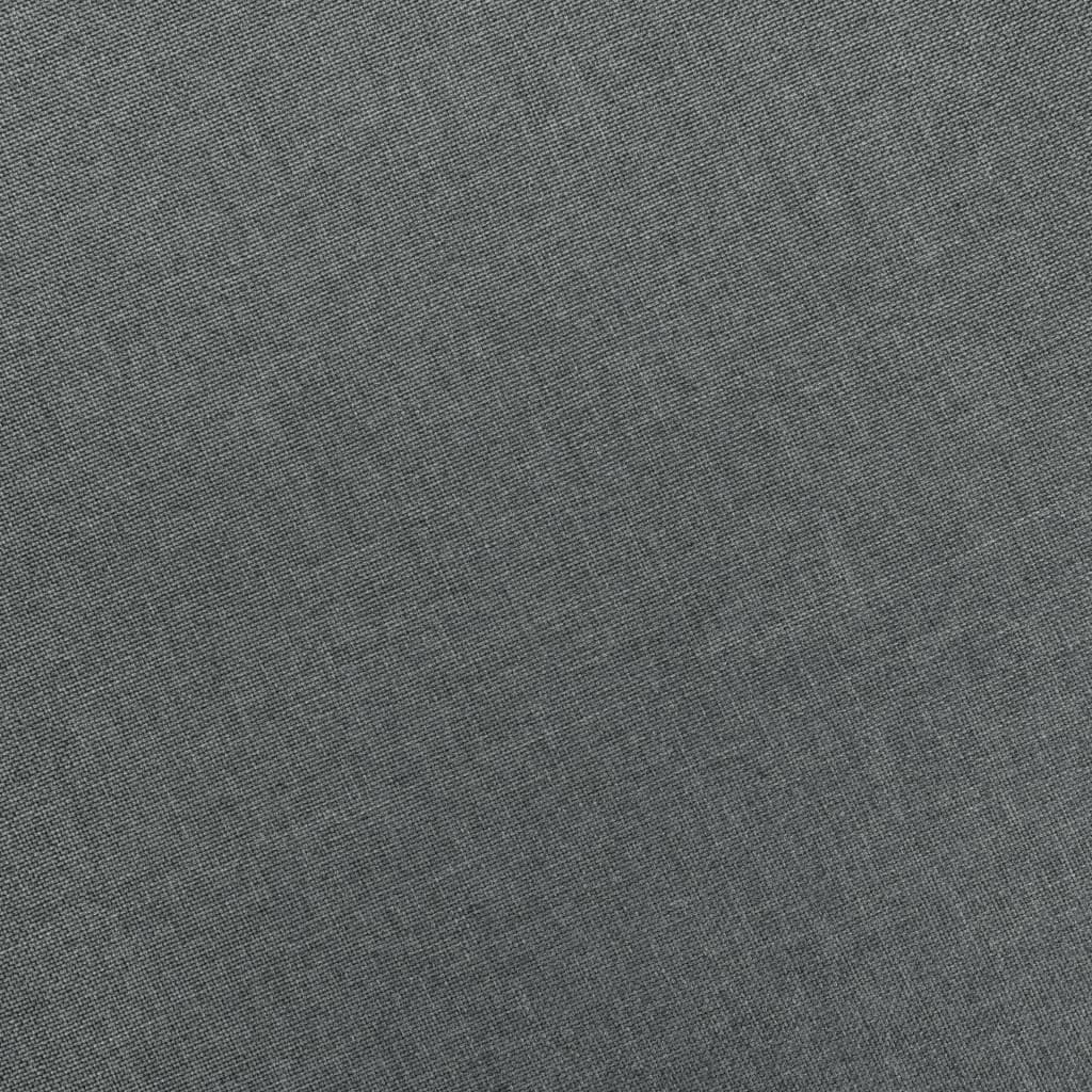 Fotoliu cu taburet pentru picioare, gri deschis material textil