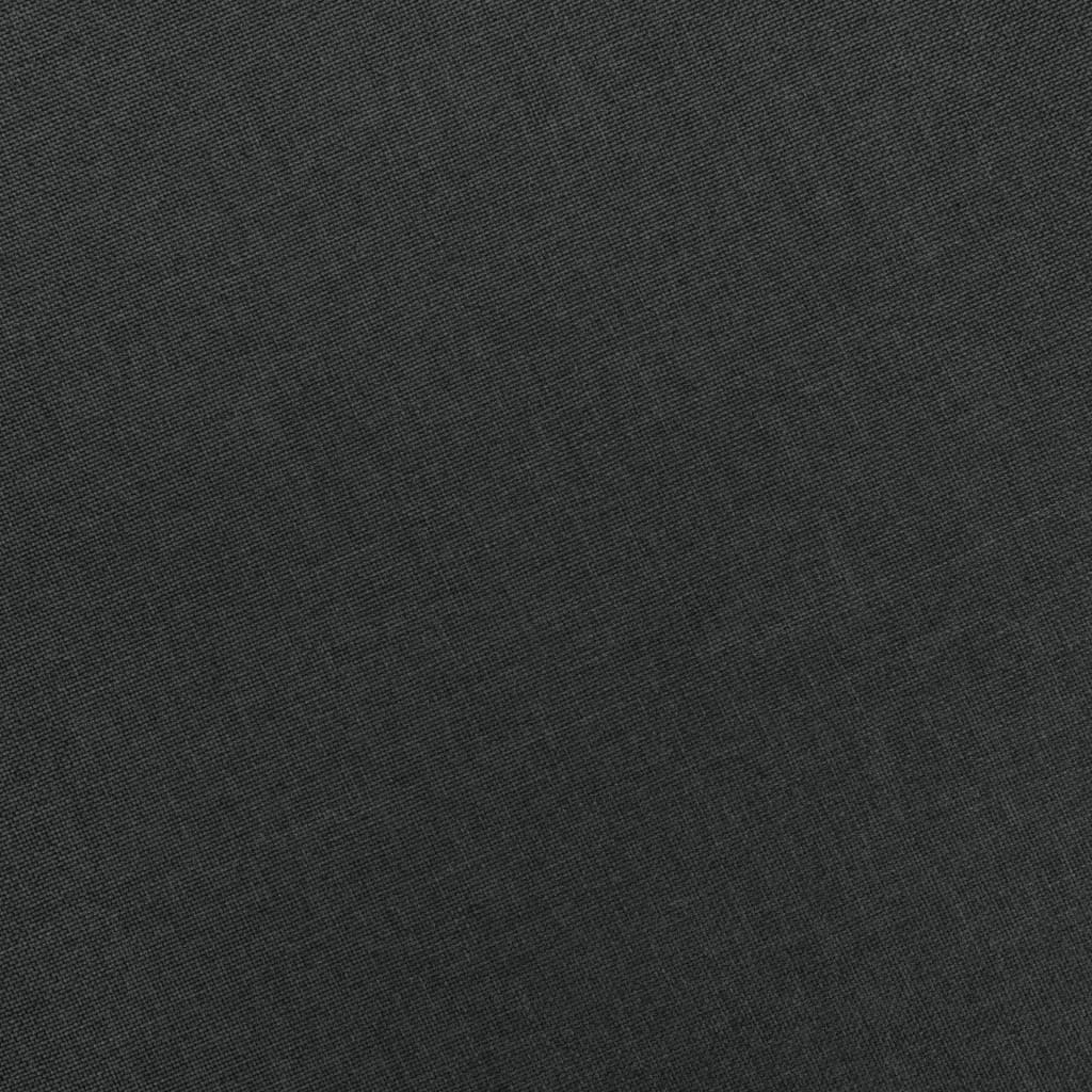 Fotoliu de masaj cu taburet, gri închis, material textil