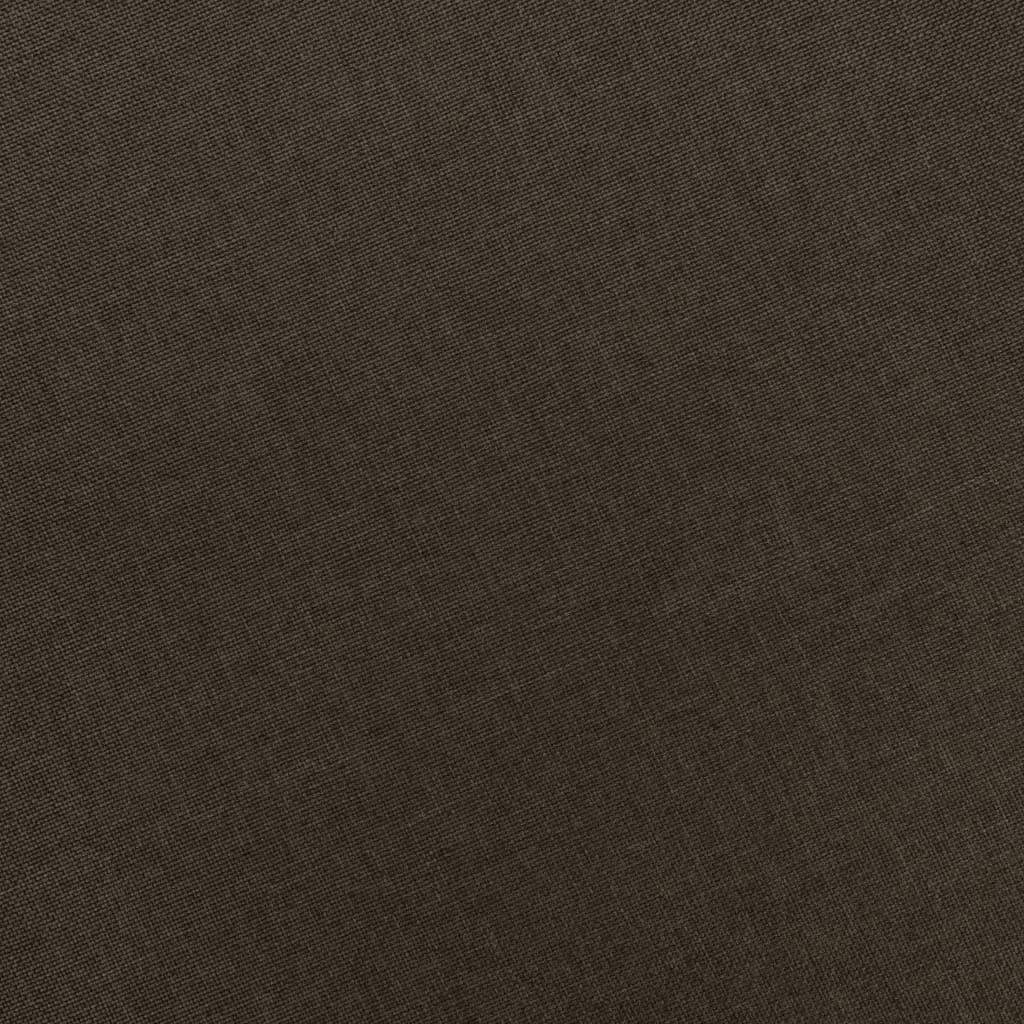 Fotoliu de masaj cu taburet, maro, material textil