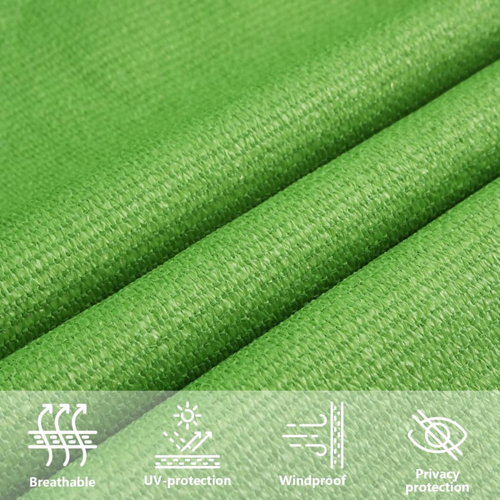 Pânză parasolar, verde deschis, 2x2 m, 160 g / m², HDPE