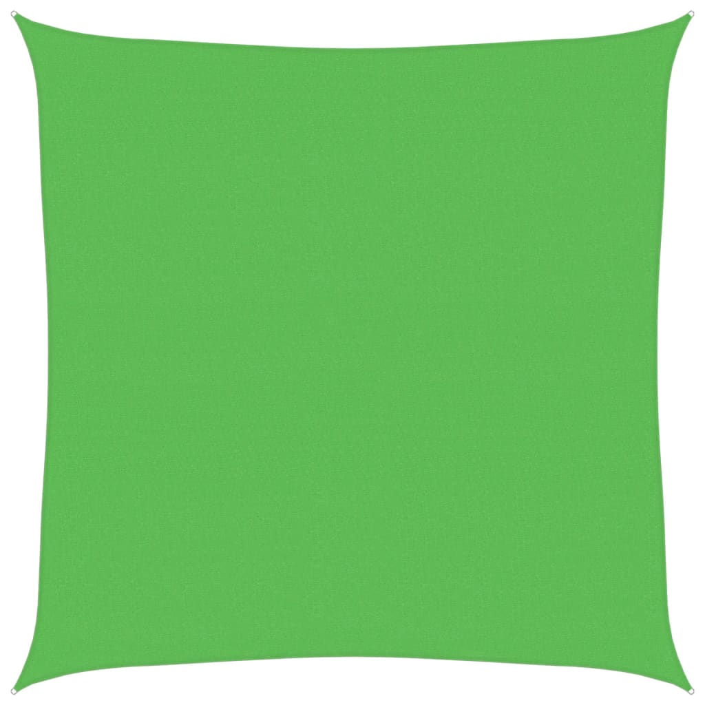 Pânză parasolar, verde deschis, 4,5x4.5 m, HDPE, 160 g/m²