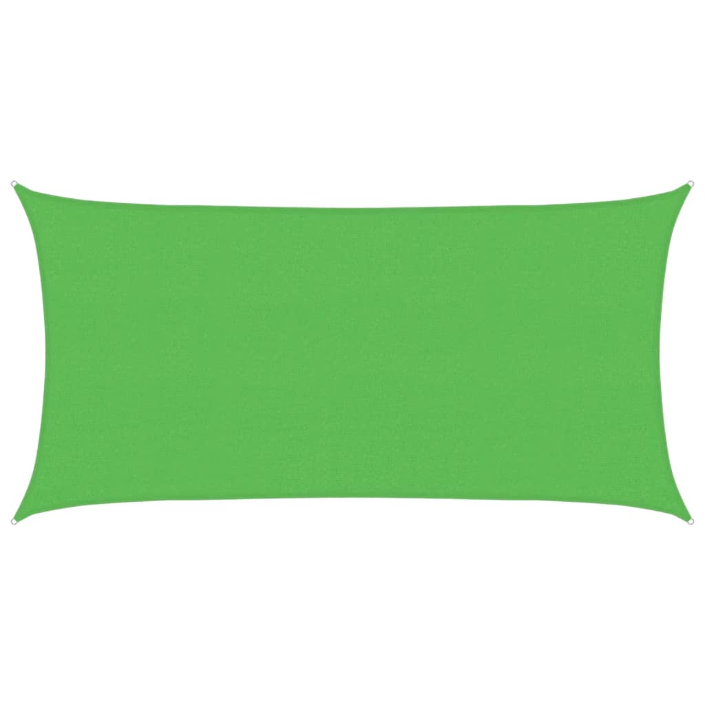 Pânză parasolar, verde, 2,5x4,5 m , HDPE ,160 g/m²