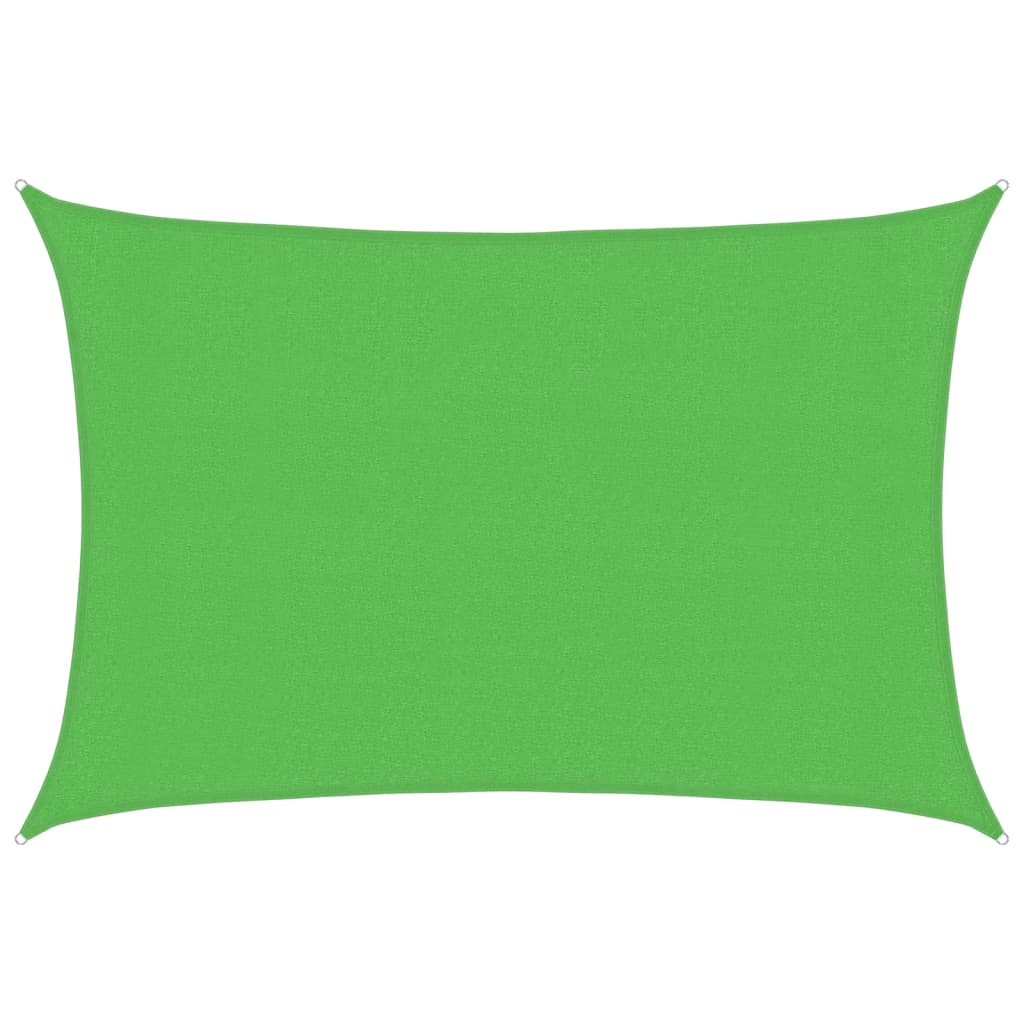 Pânză parasolar, verde deschis, 3x4,5, HDPE, 160 g/m²