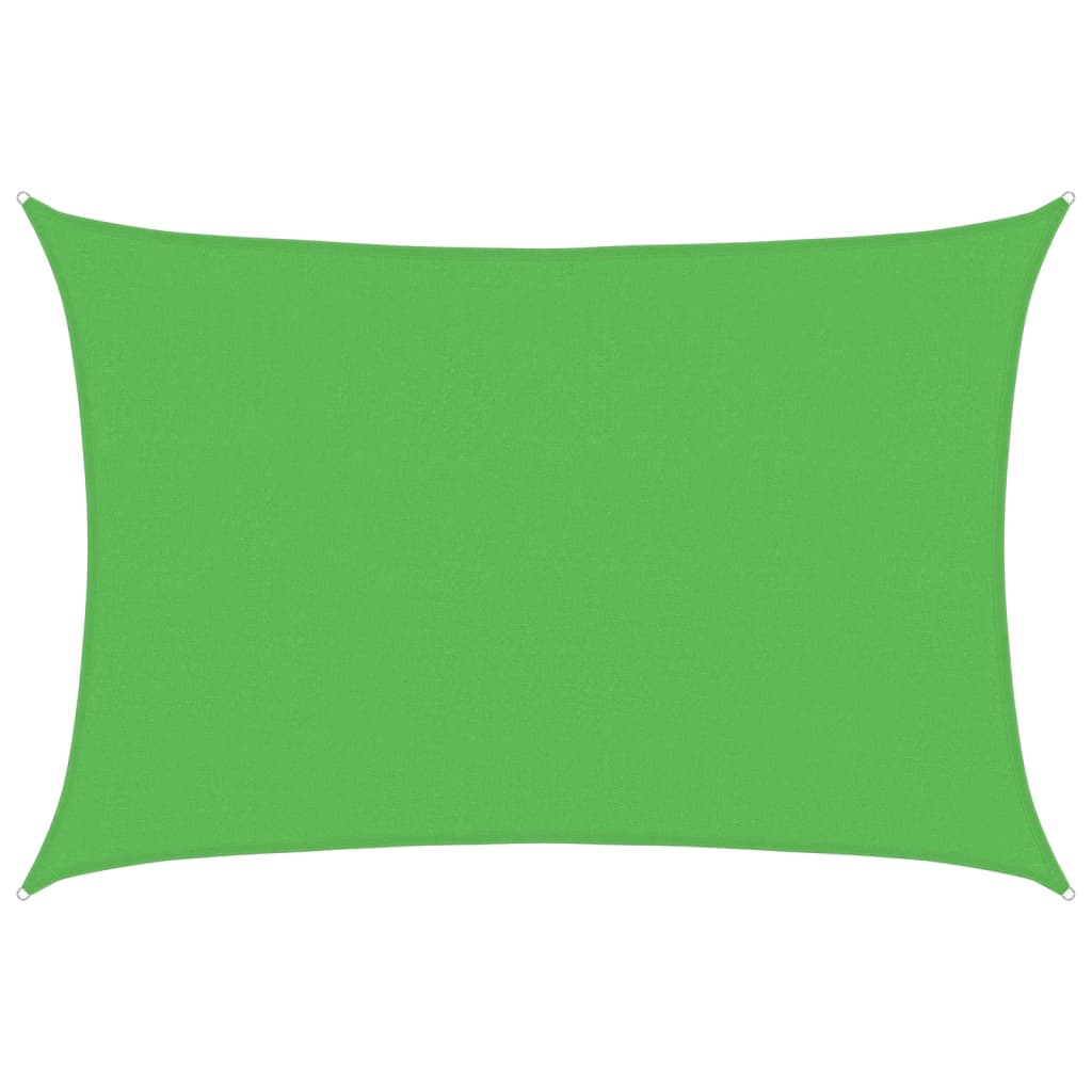 Pânză parasolar, verde deschis, 4x6 m, HDPE, 160 g/m²