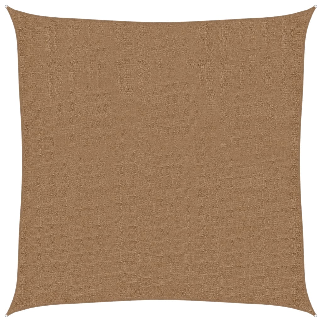 Pânză parasolar, gri taupe, 2,5 x 2,5 m, HDPE, 160 g/m²