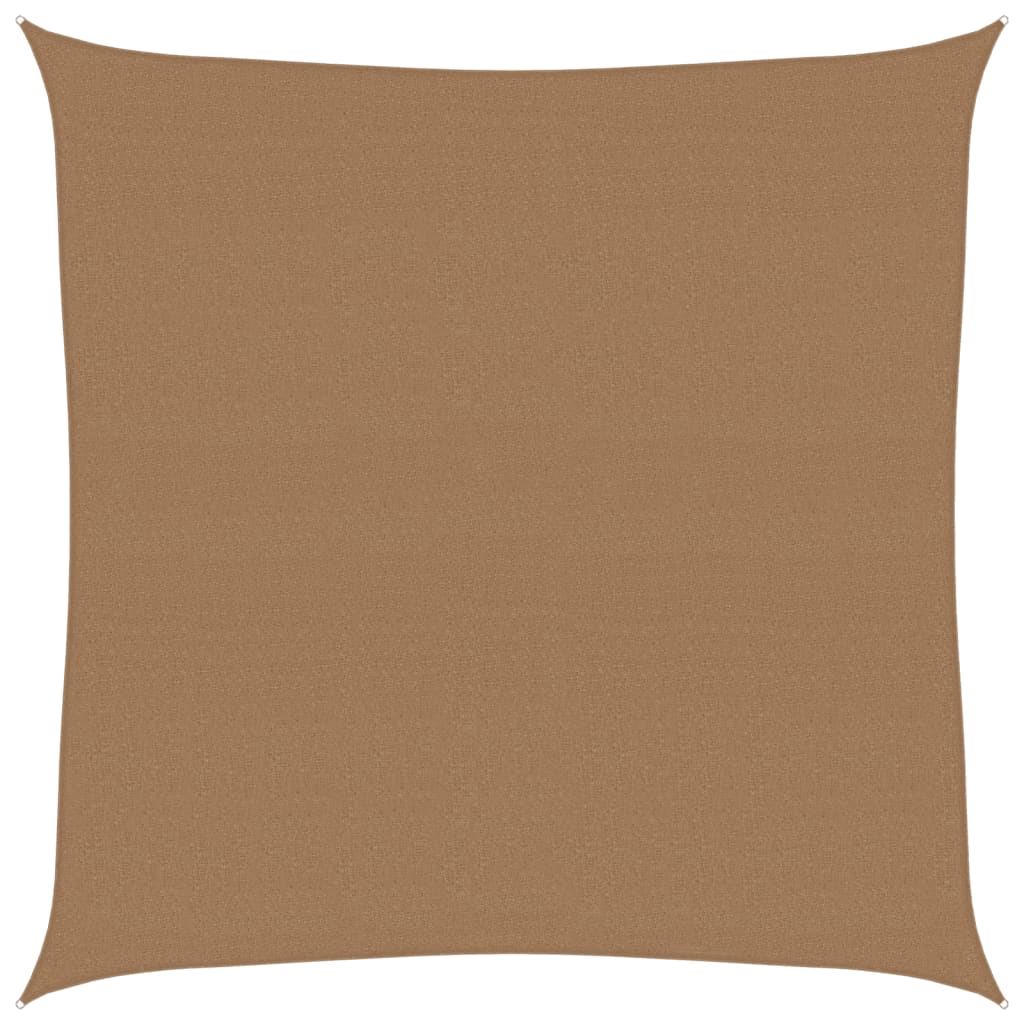 Pânză parasolar, gri taupe, 4,5x4,5 m, HDPE, 160 g/m²