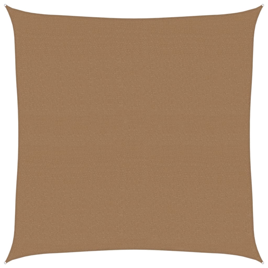 Pânză parasolar, gri taupe, 5x5 m, HDPE, 160 g/m²