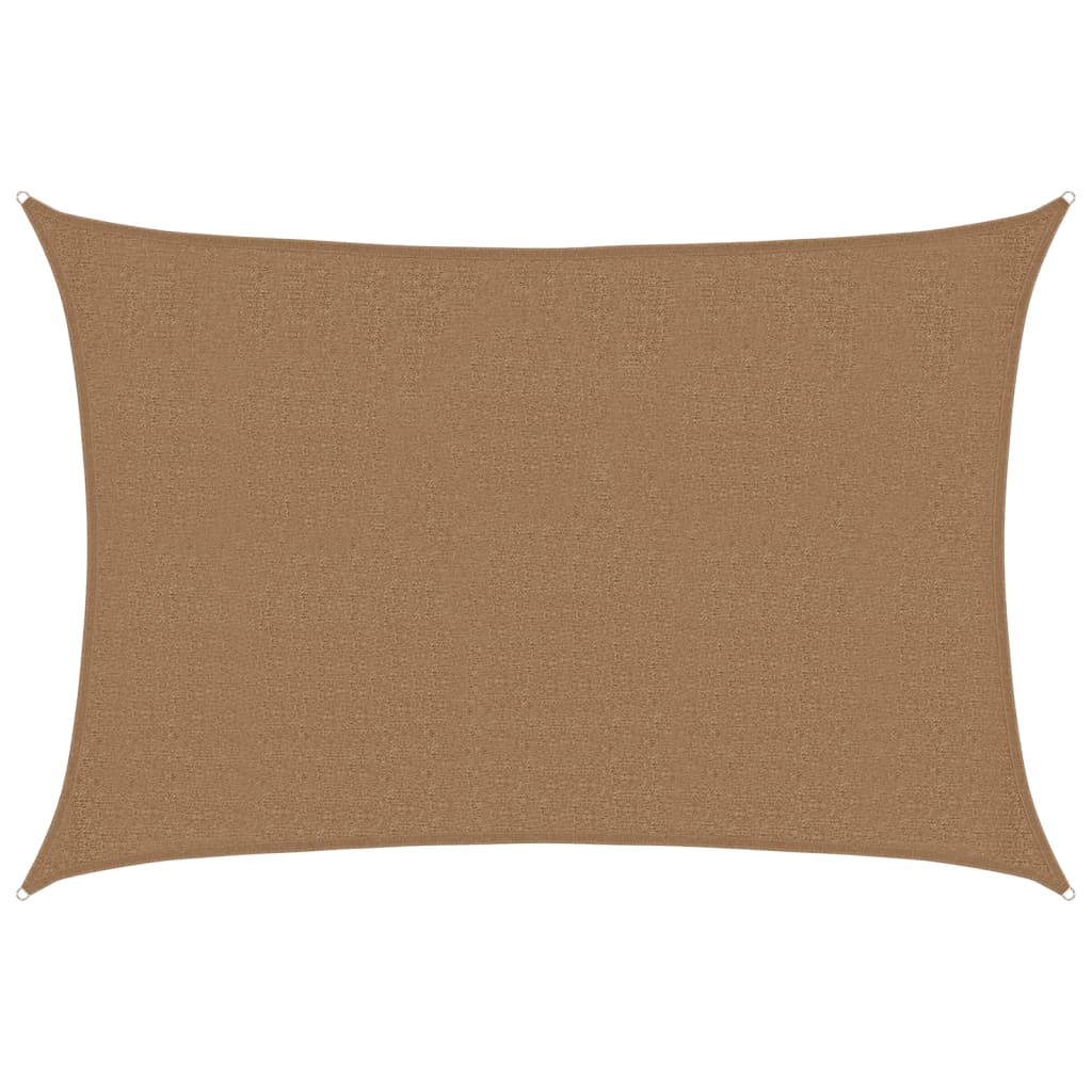 Pânză parasolar, gri taupe, 2,5x3,5 m, HDPE, 160 g/m²