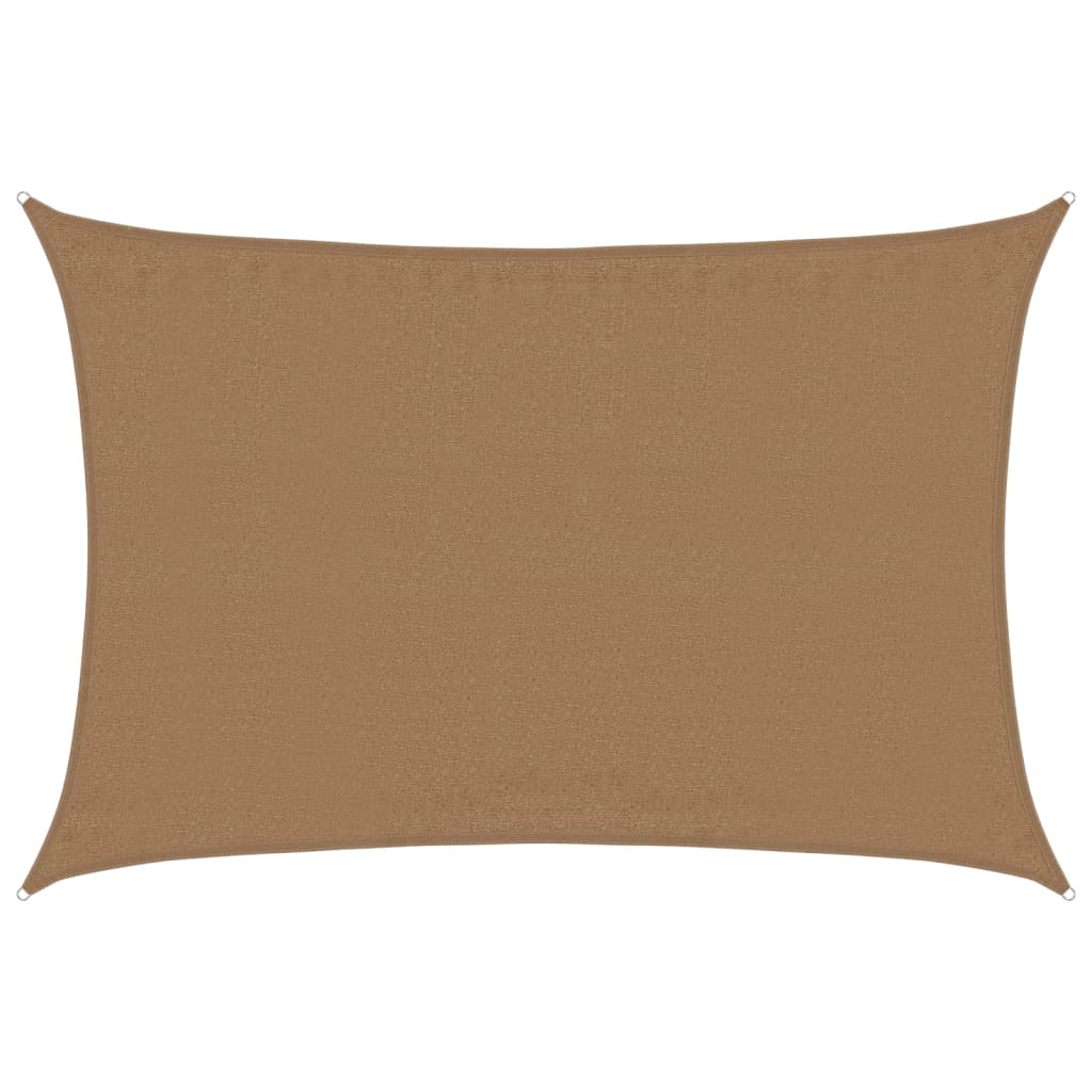 Pânză parasolar, gri taupe, 3,5x5 m, HDPE, 160 g/m²