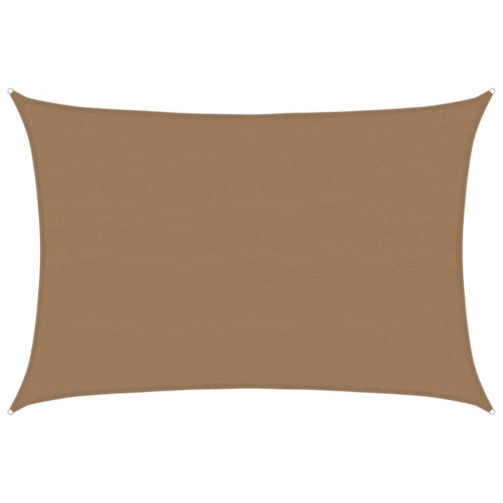 Pânză parasolar, gri taupe, 5 x 7 m, HDPE, 160 g/m²