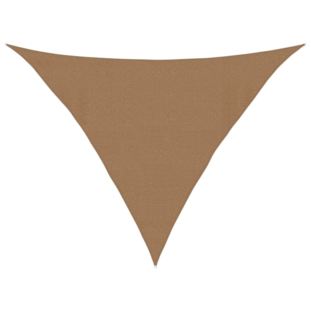 Pânză parasolar, gri taupe, 4x4x5,8 m, HDPE, 160 g/m²