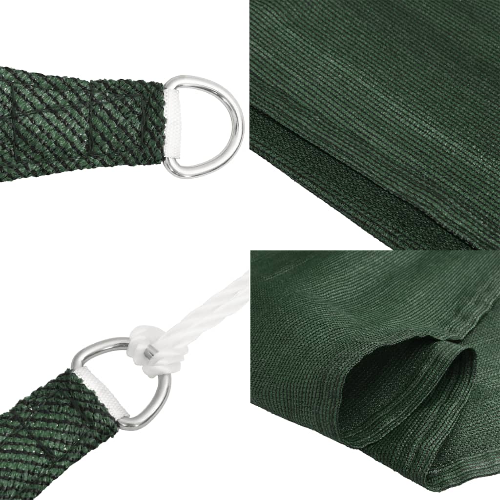 Pânză parasolar, verde închis, 160 g / m², 2x2 m, HDPE