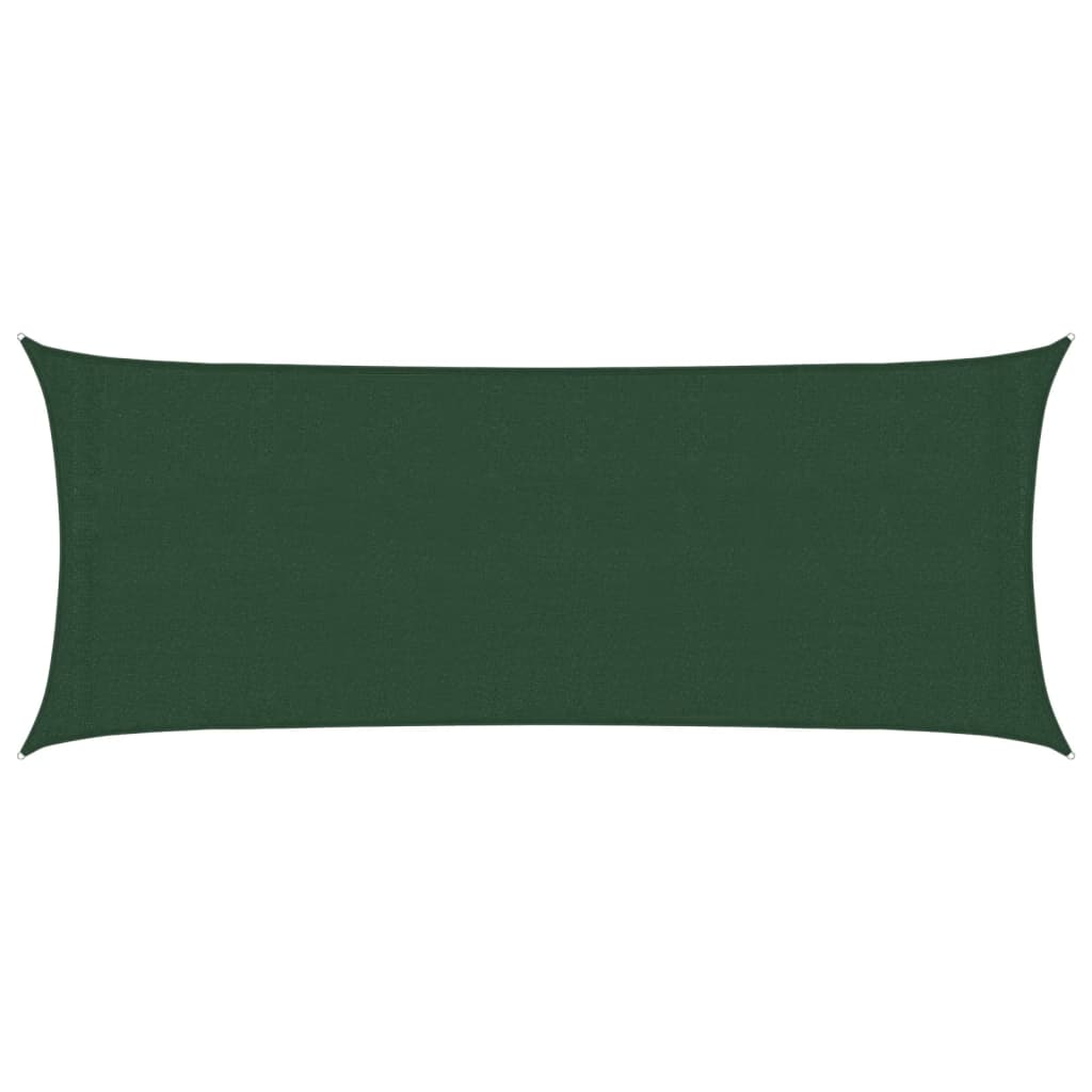 Pânză parasolar, verde închis, 2x5 m, HDPE, 160 g/m²