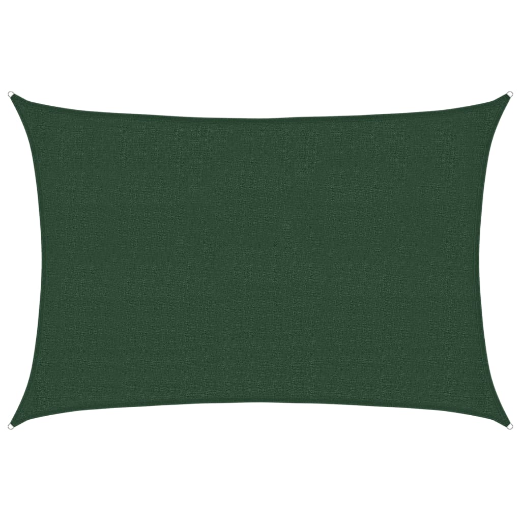 Pânză parasolar, verde închis, 2,5x4 m, 160 g/m², HDPE