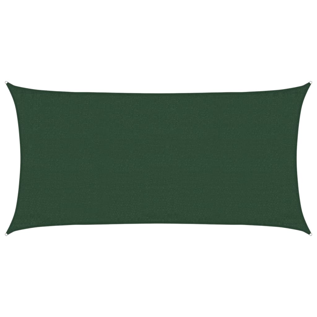 Pânză parasolar, verde închis, 3x6 m, 160 g/m², HDPE