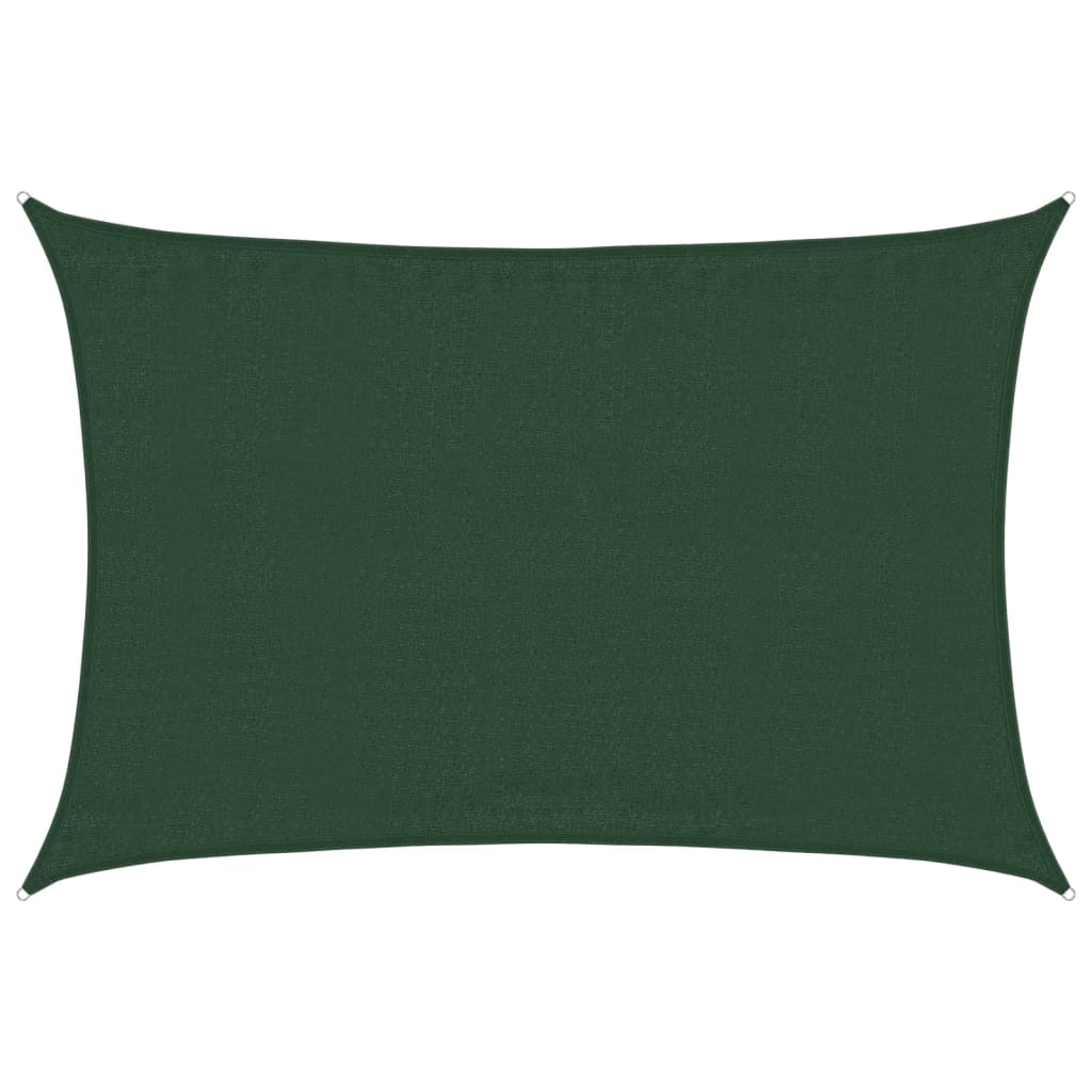 Pânză parasolar, verde închis, 3,5x5 m, HDPE, 160 g/m²