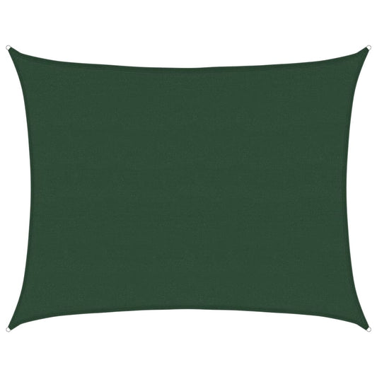 Pânză parasolar, verde închis, 6x7 m , HDPE,160 g/m²