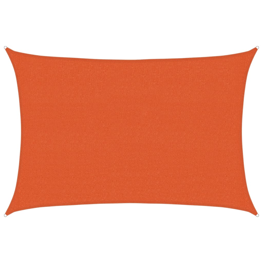 Pânză parasolar, portocaliu, 2,5x4 m, HDPE, 160 g/m²