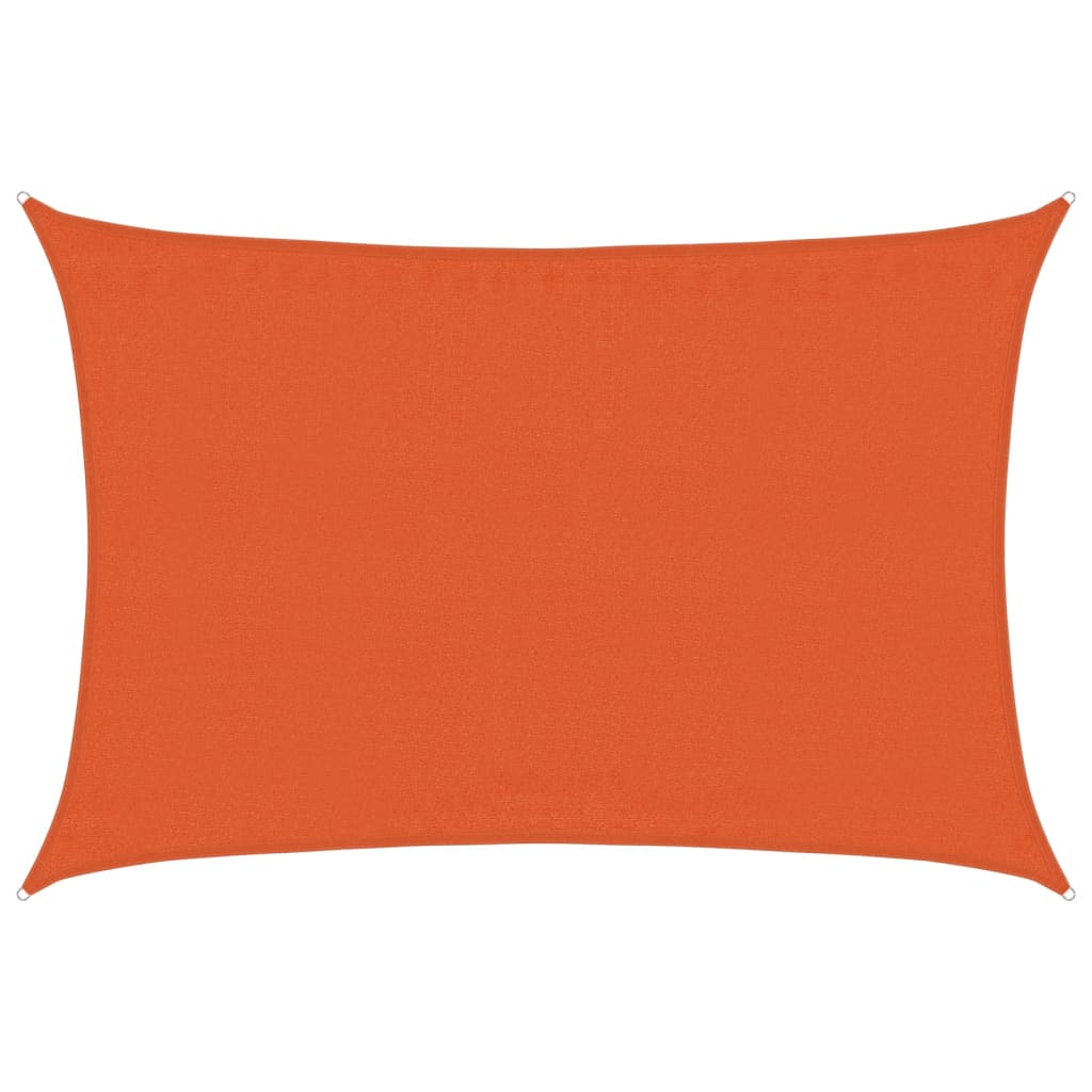 Pânză parasolar, portocaliu, 3,5x4,5 m, HDPE, 160 g/m²