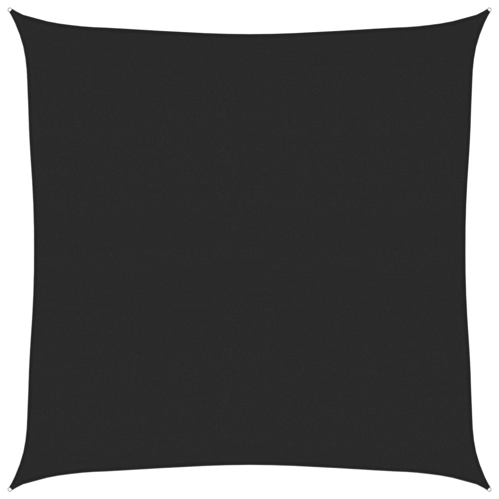 Pânză parasolar, negru, 4x4 m, HDPE, 160 g/m²