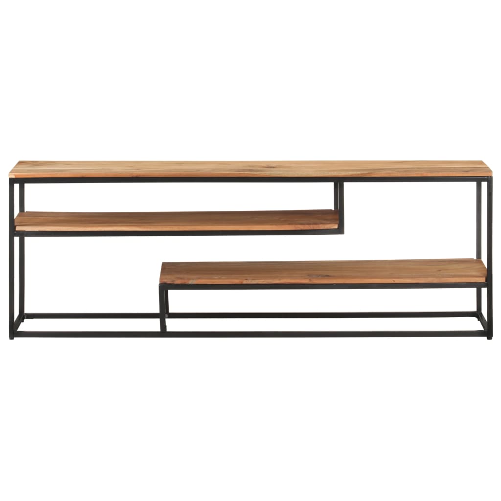 Comodă TV, 130 x 30 x 45 cm, lemn masiv de acacia