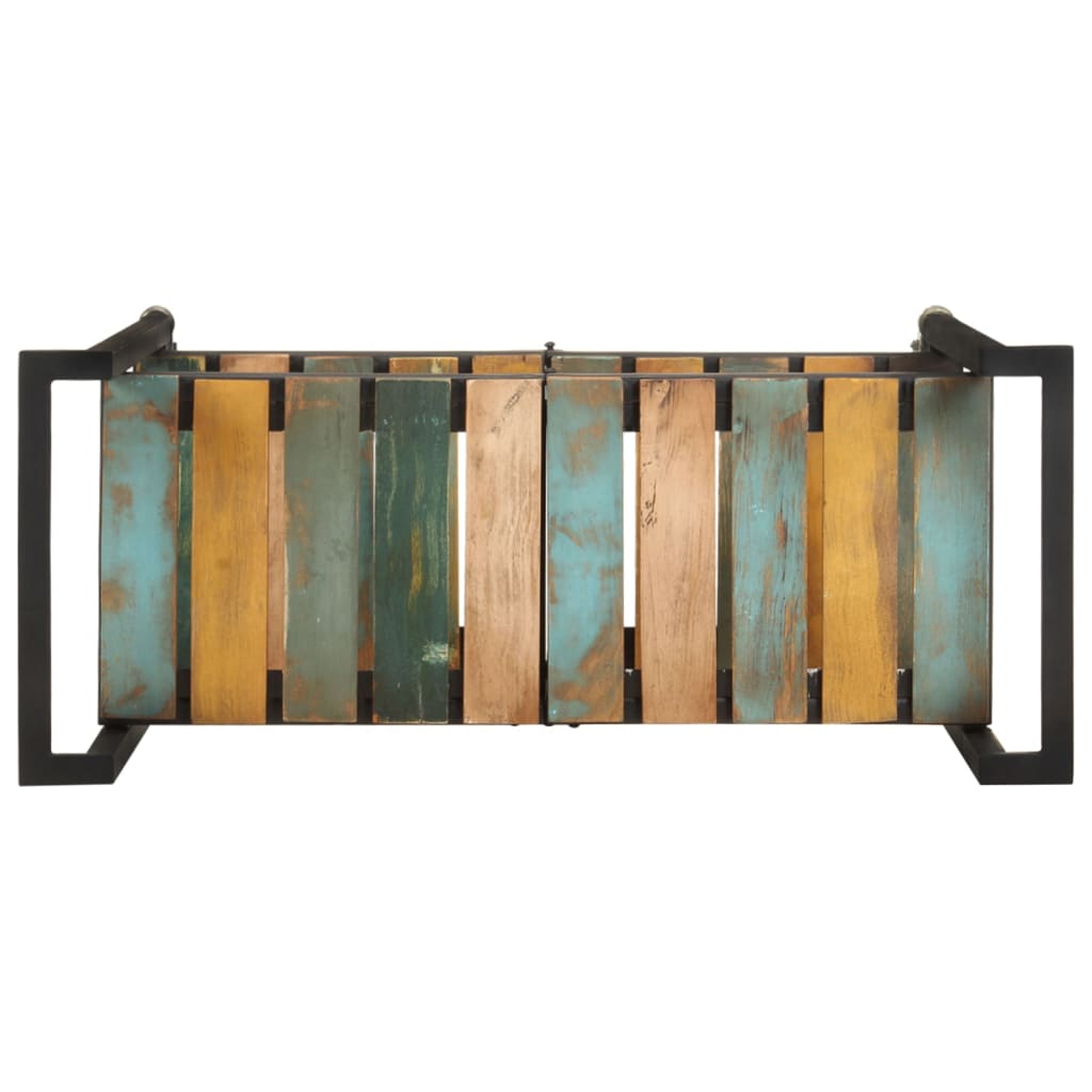 Cărucior de bucătărie, 87x36x81 cm, lemn masiv reciclat