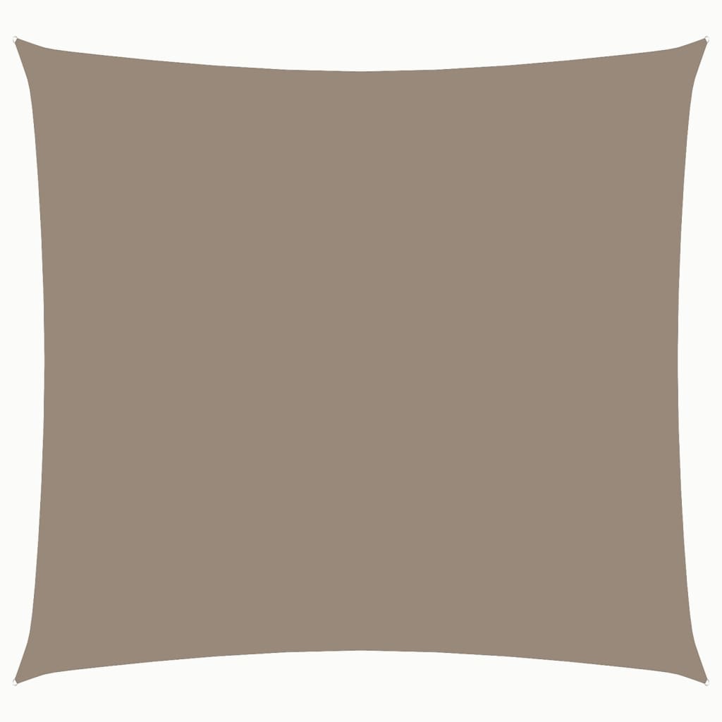 Parasolar, gri taupe, 2,5x2,5 m, țesătură oxford, pătrat