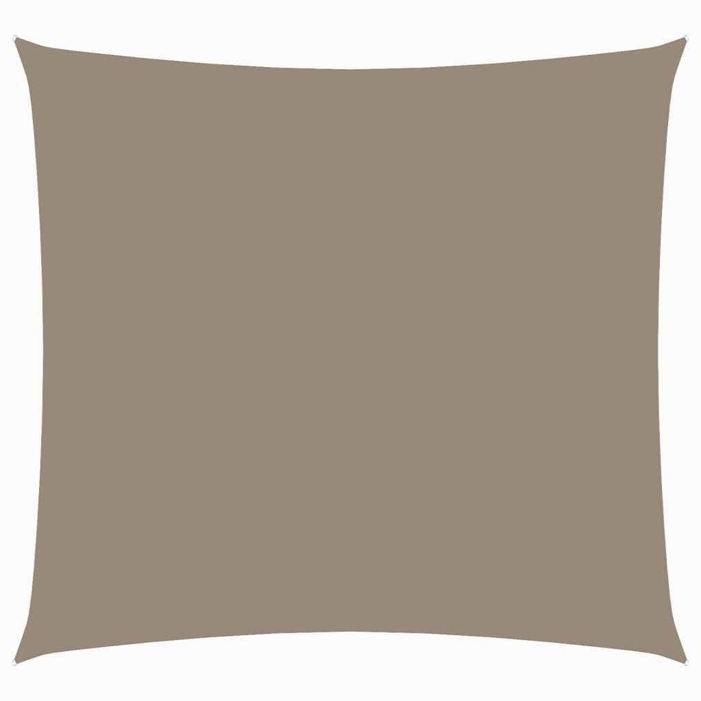 Pânză parasolar, gri taupe, 4,5x4,5 m, țesătură oxford, pătrat