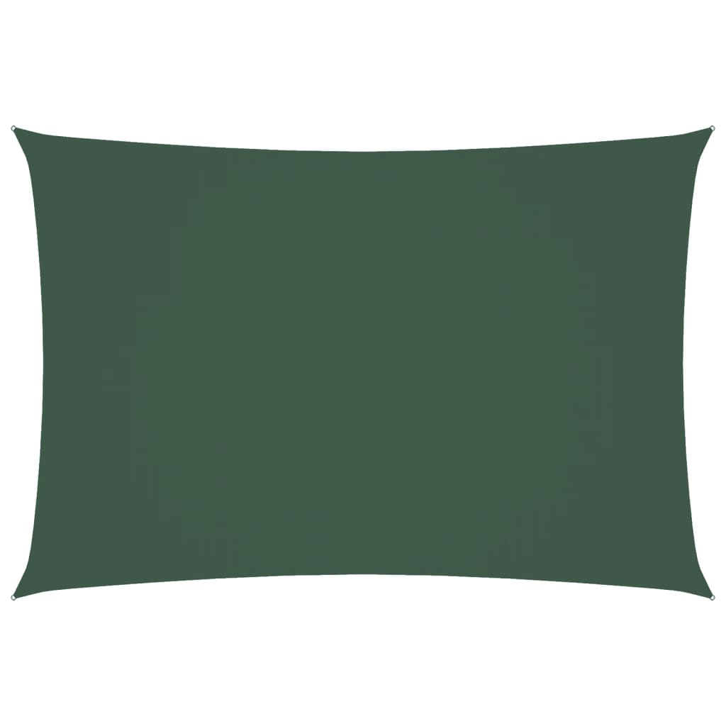 Parasolar verde închis 2,5x4,5 m țesătură oxford dreptunghiular