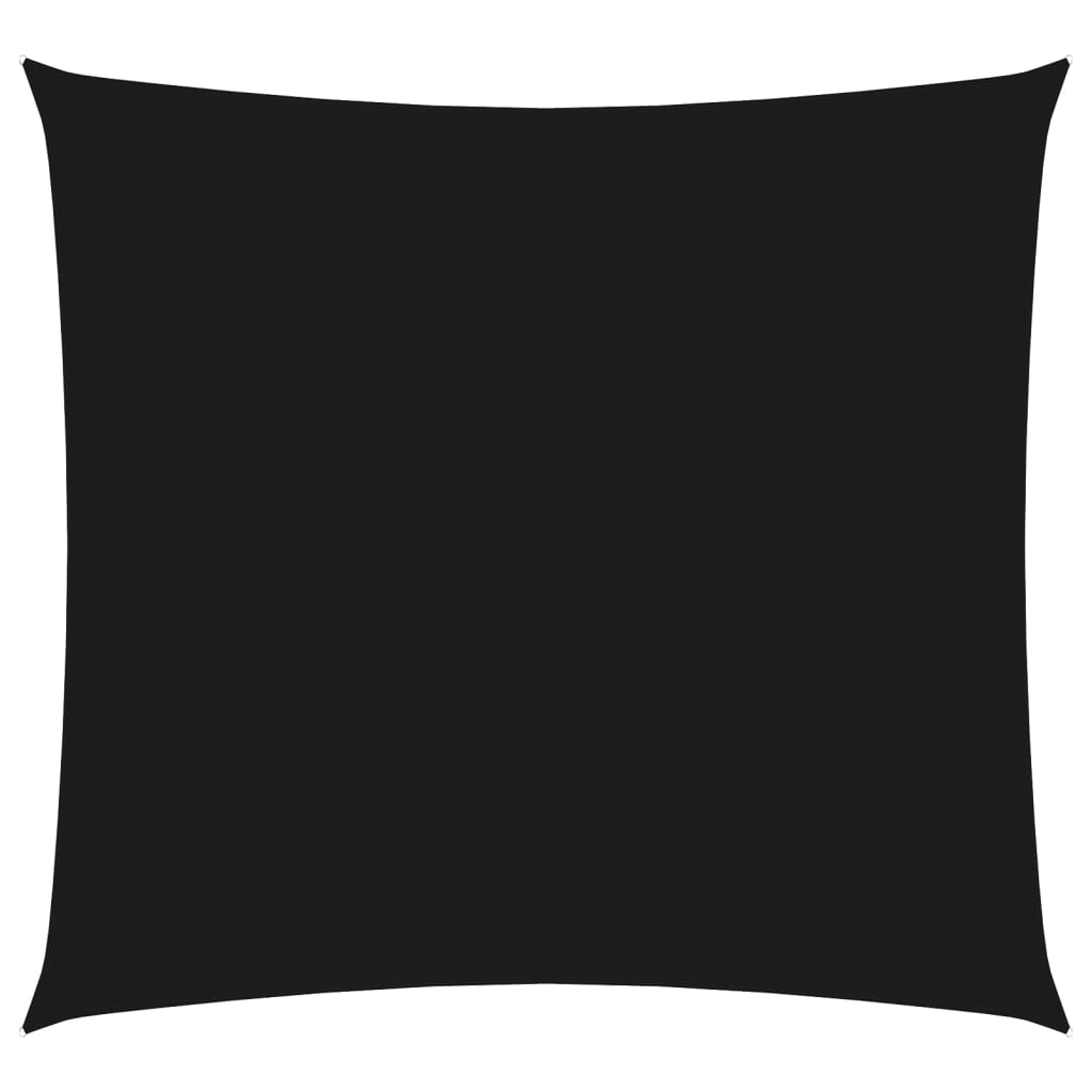 Parasolar, negru, 6x6 m, țesătură oxford, pătrat