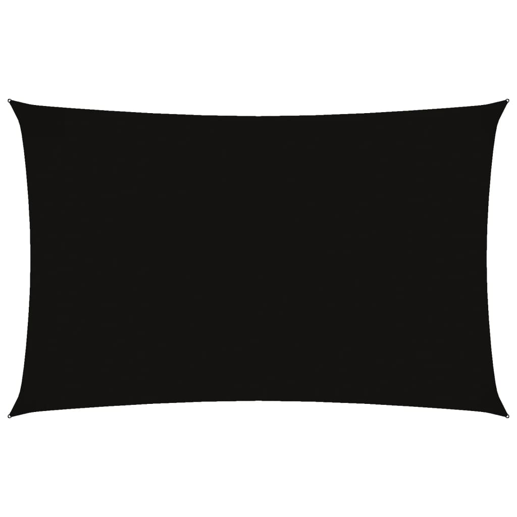 Parasolar, negru, 2,5x5 m, țesătură oxford, dreptunghiular