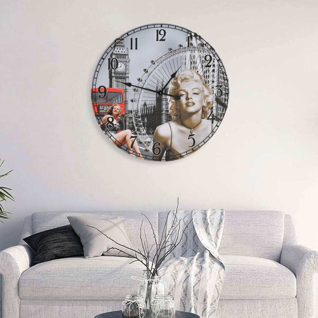 Ceas de perete vintage 60 cm