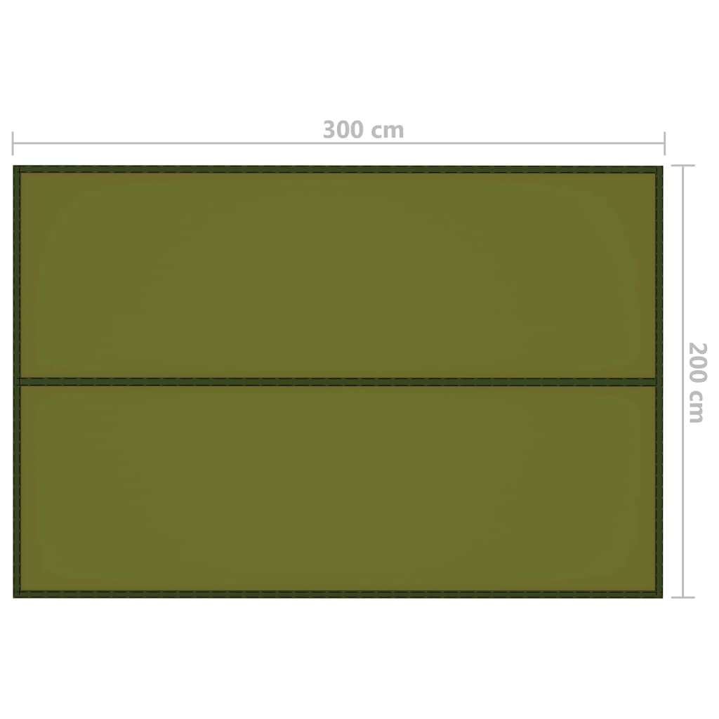 Prelată de exterior, verde, 3x2 m