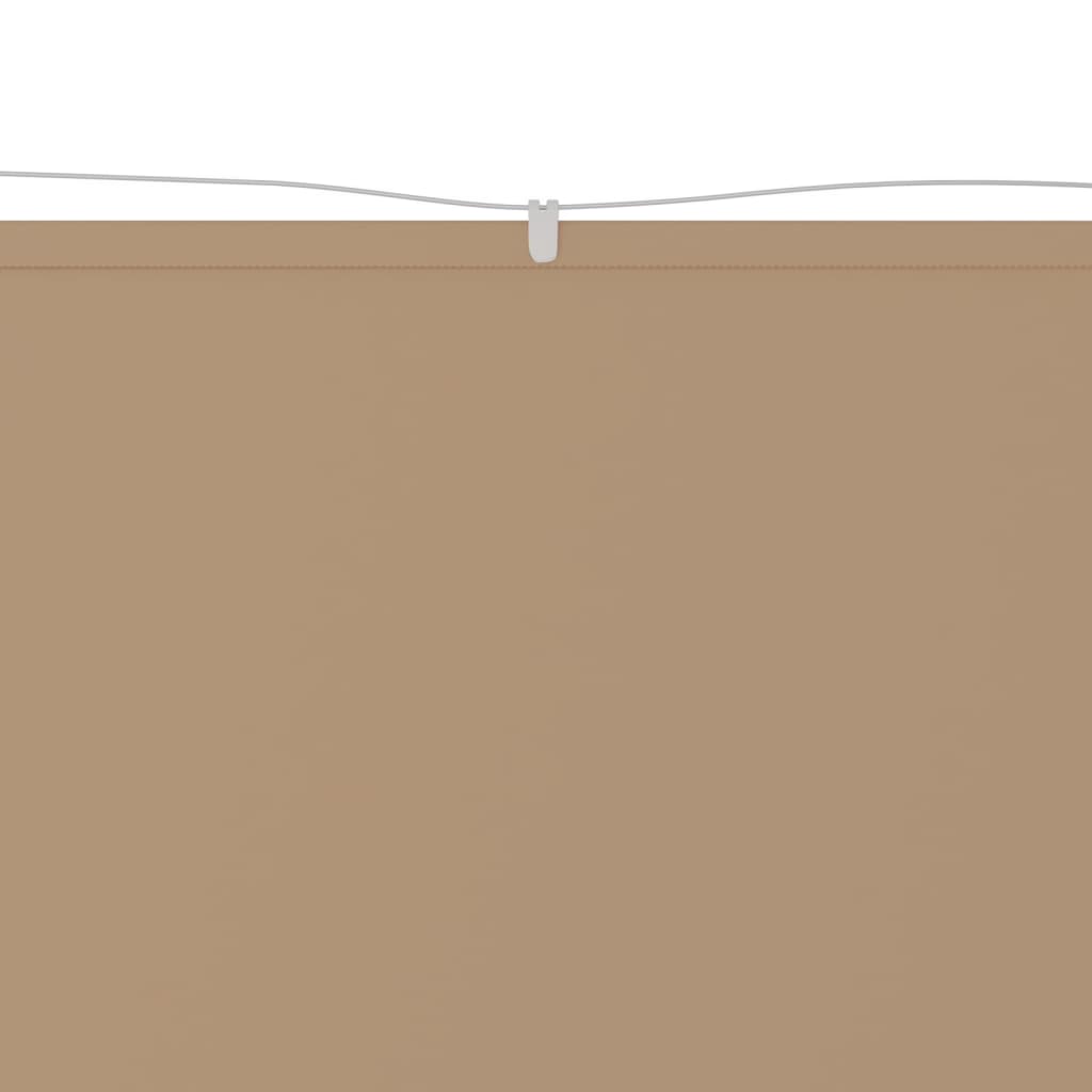 Copertină verticală, gri taupe, 200x420 cm, țesătură oxford