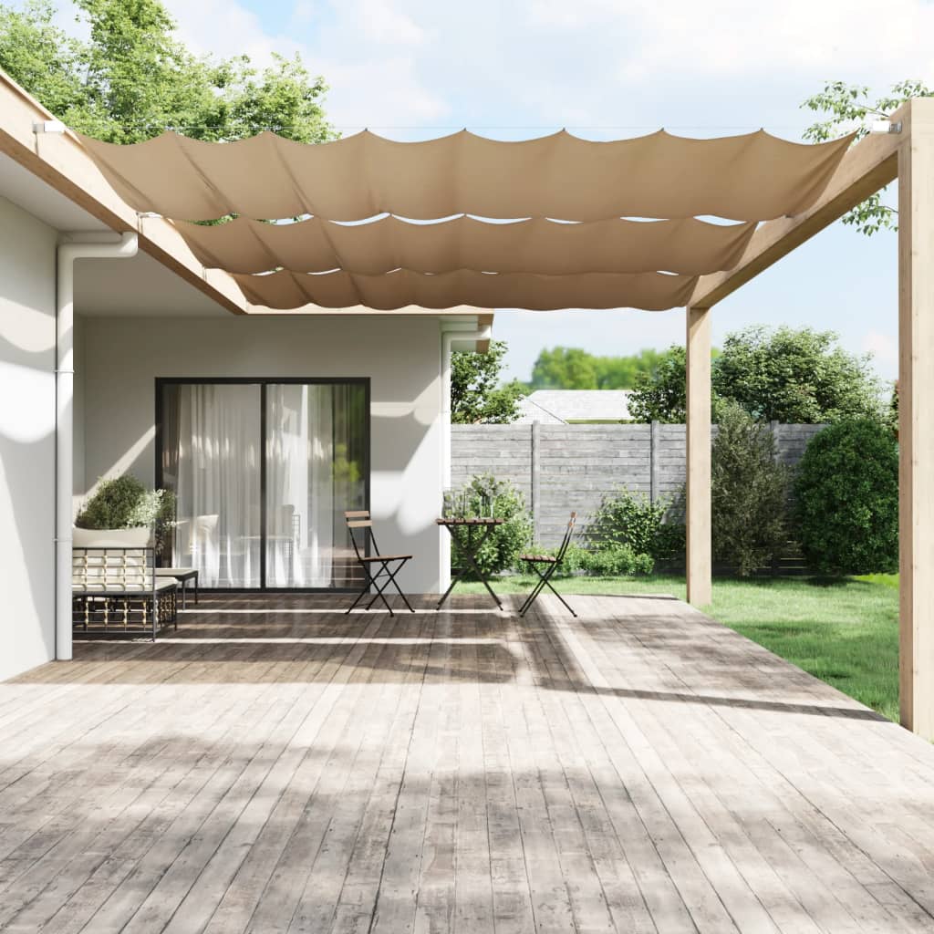 Copertină verticală, gri taupe, 200x420 cm, țesătură oxford