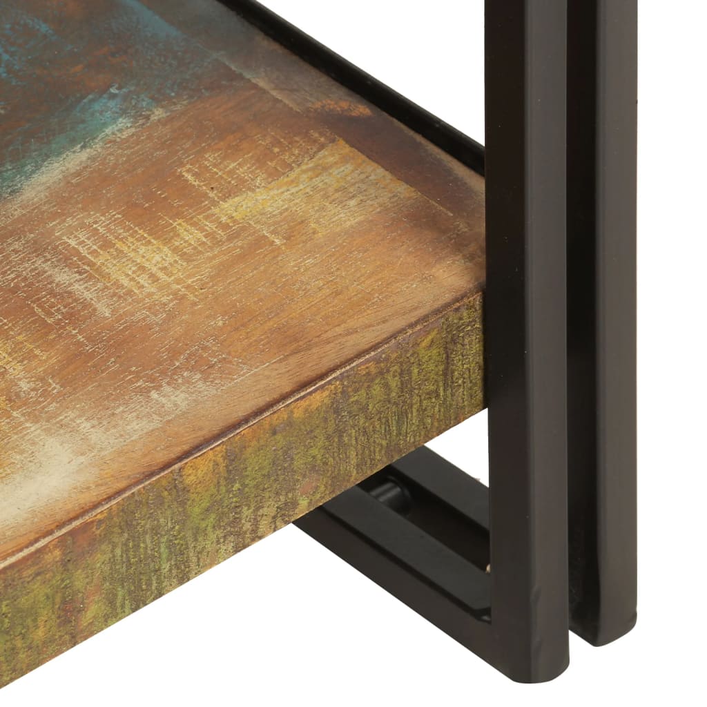 Bibliotecă cu 5 rafturi, 40x30x180 cm, lemn masiv reciclat