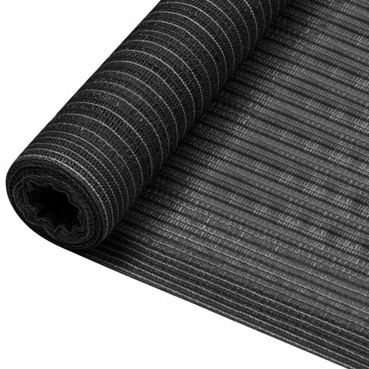 Plasă pentru intimitate, antracit, 2x25 m, HDPE, 75 g/m²