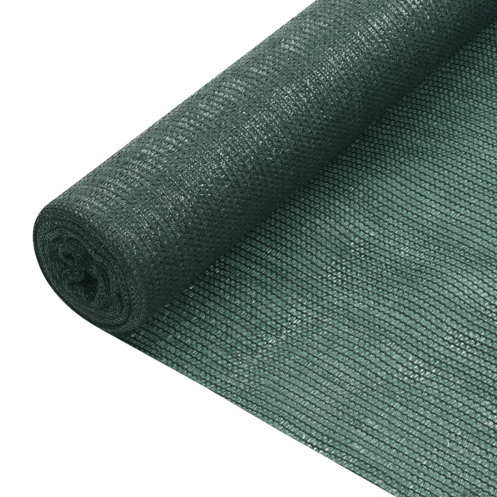 Plasă protecție intimitate, verde, 1x10 m, HDPE, 75 g/m²