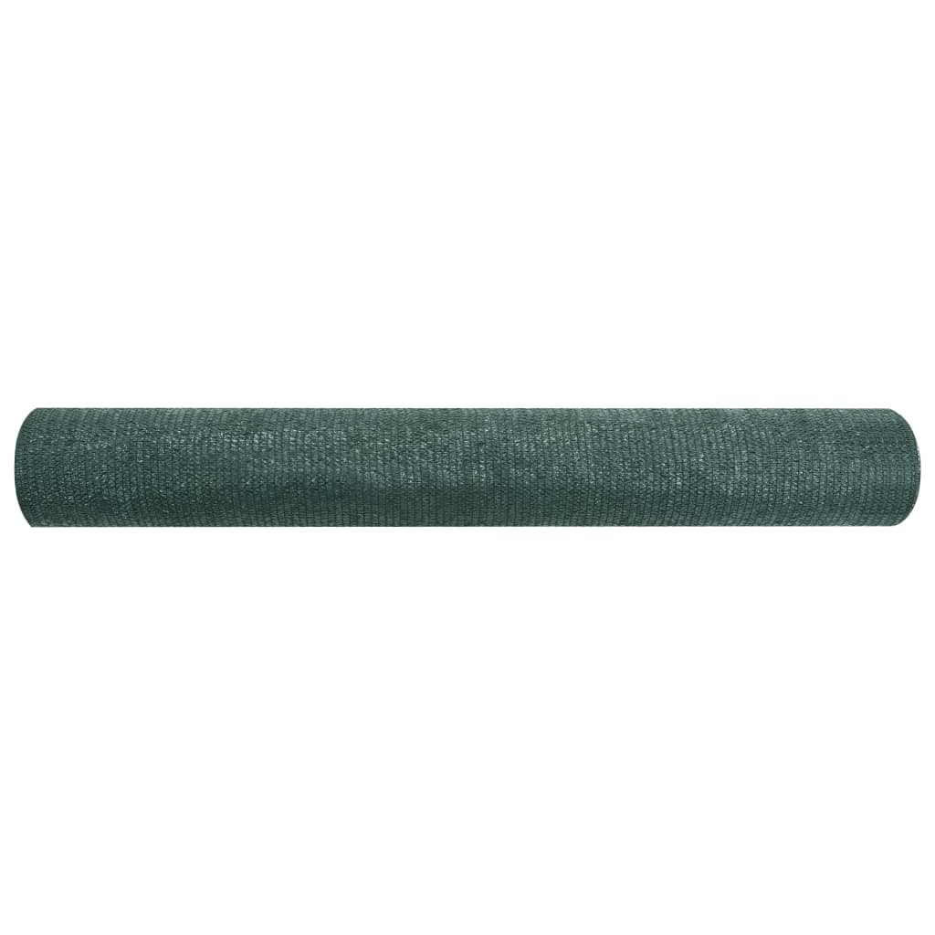 Plasă protecție intimitate, 1,5x10 m, verde, HDPE, 75 g/m²