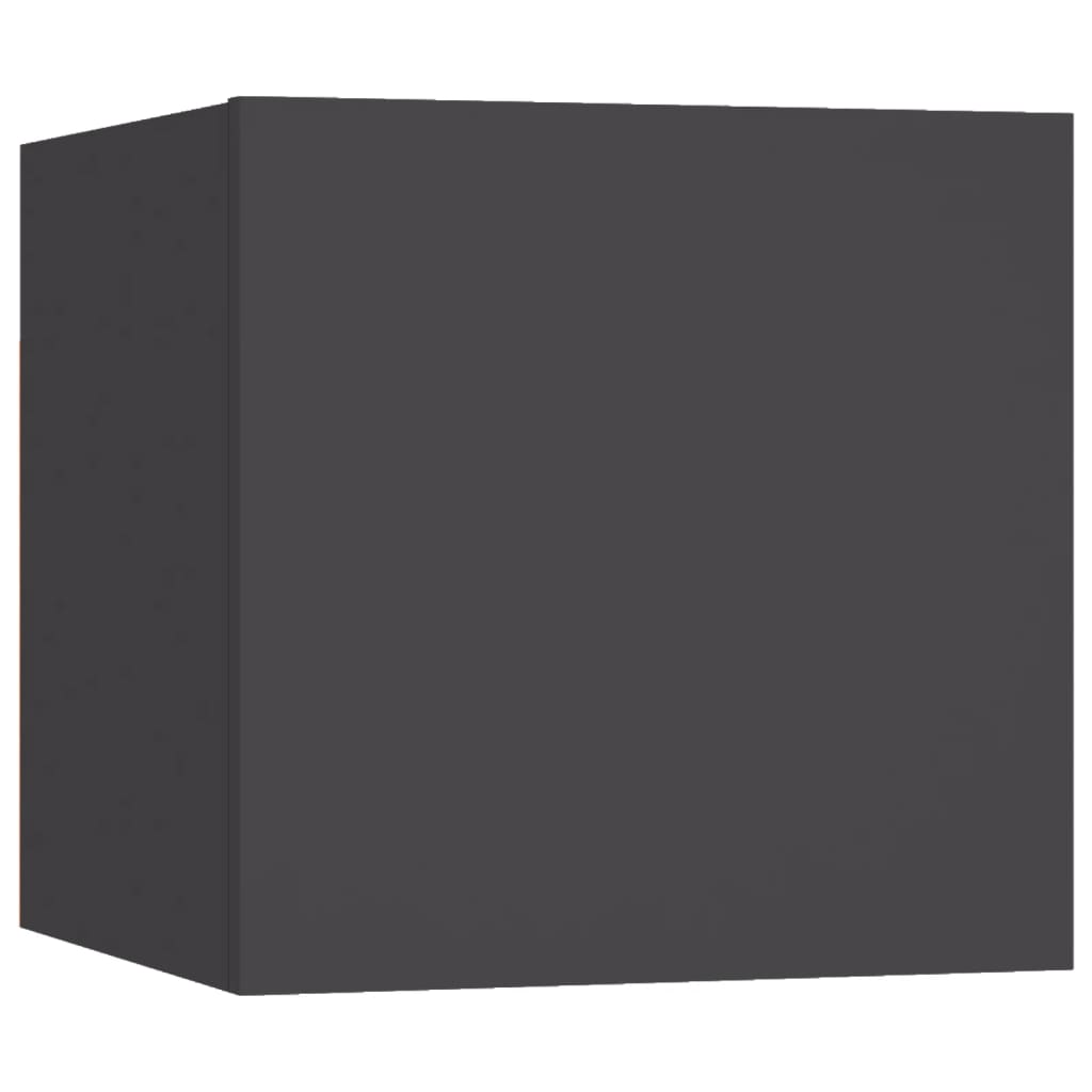 Dulapuri TV montaj pe perete, gri, 30,5x30x30 cm