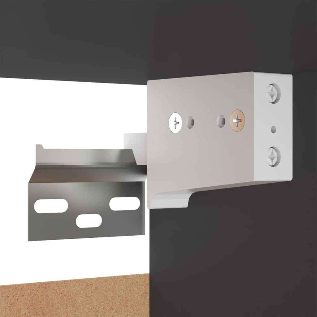 Dulapuri TV montaj pe perete, gri, 30,5x30x30 cm