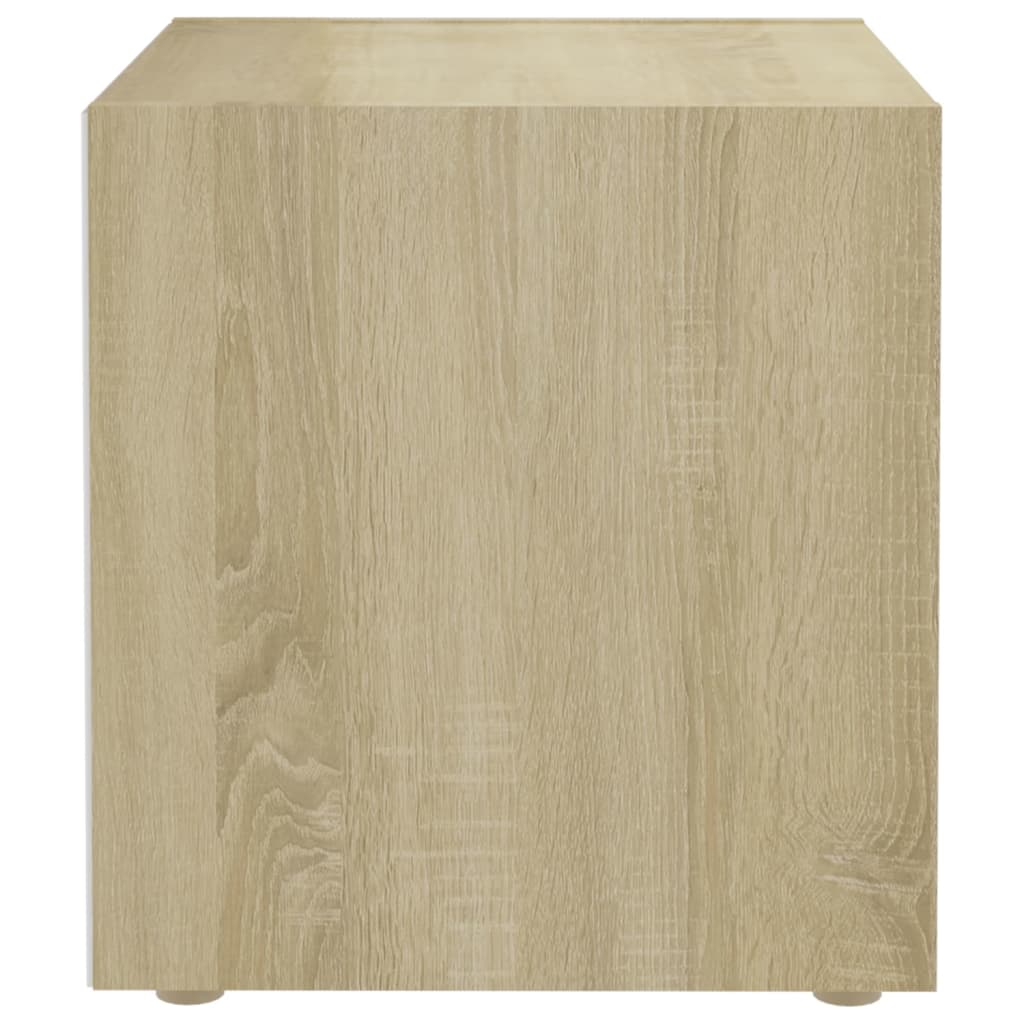 Comode TV, 4 buc., stejar sonoma, 37x35x37 cm, PAL