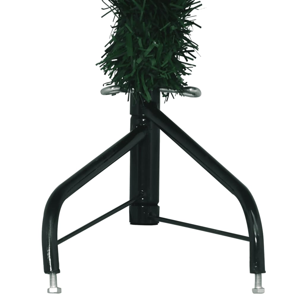 Brad de Crăciun artificial de colț, verde, 240 cm, PVC