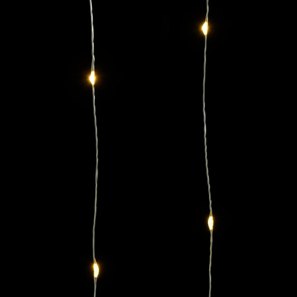 Instalație cu 300 LED-uri, alb cald, 30 m