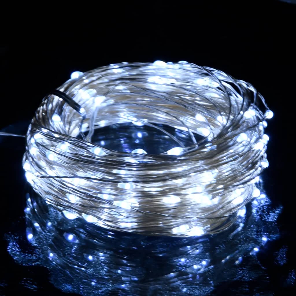 Instalație cu 300 LED-uri, alb rece, 30 m
