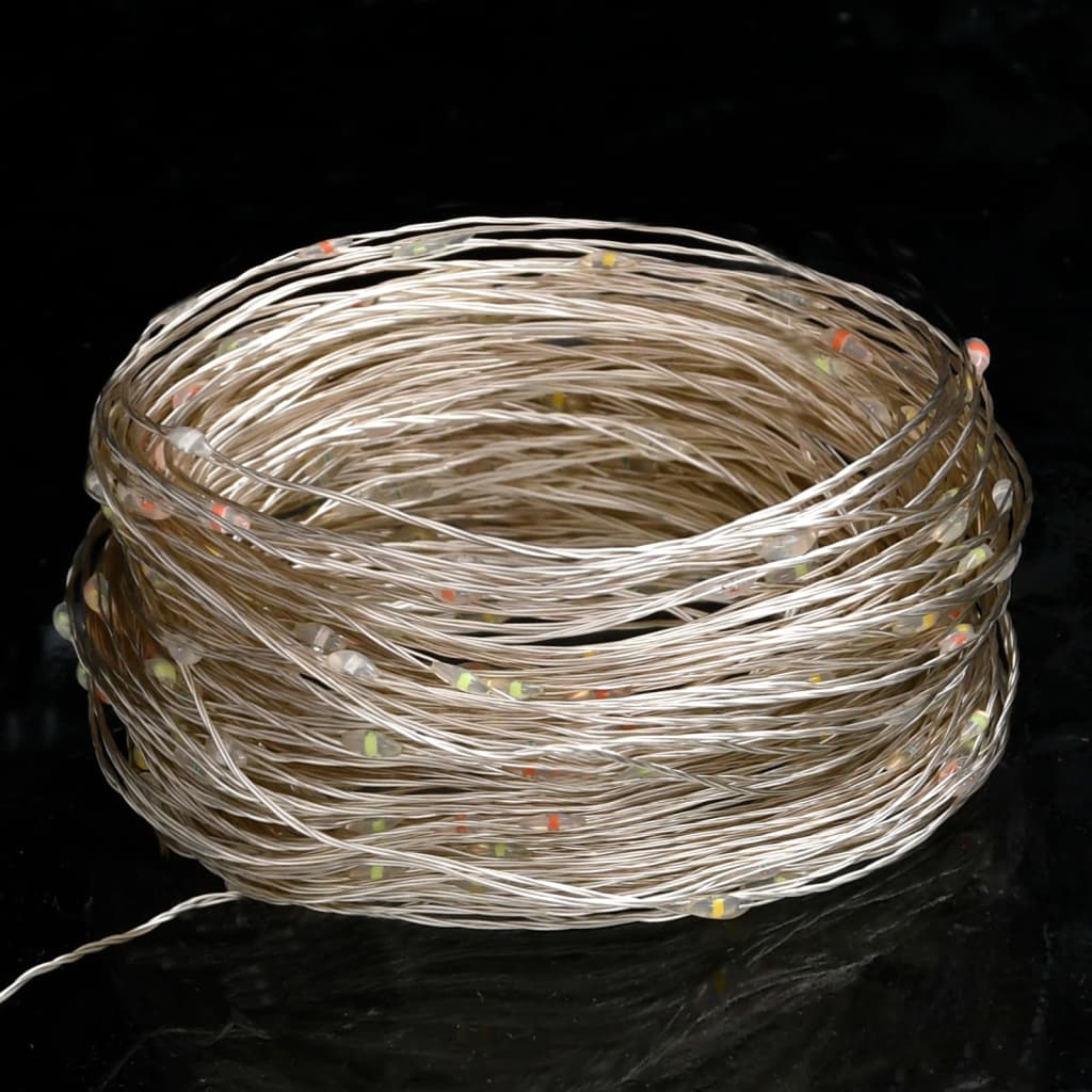 Instalație cu 150 LED-uri, multicolor, 15 m