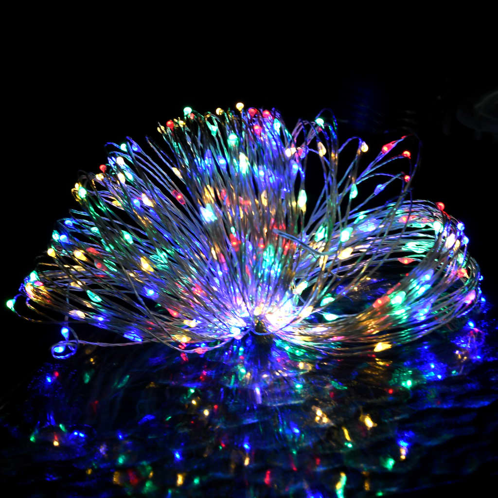 Instalaţie cu 300 LED-uri, multicolor, 30 m