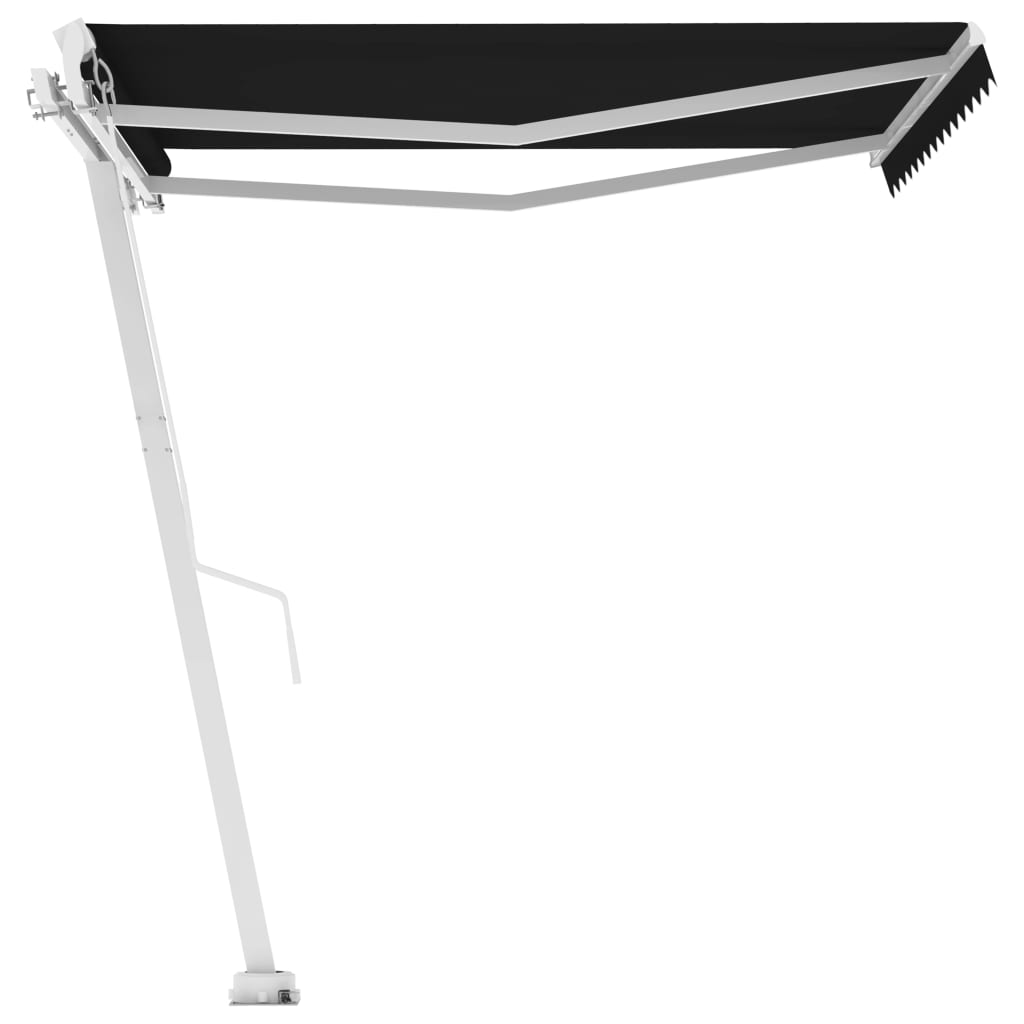 Copertină retractabilă manual, antracit, 300x250 cm